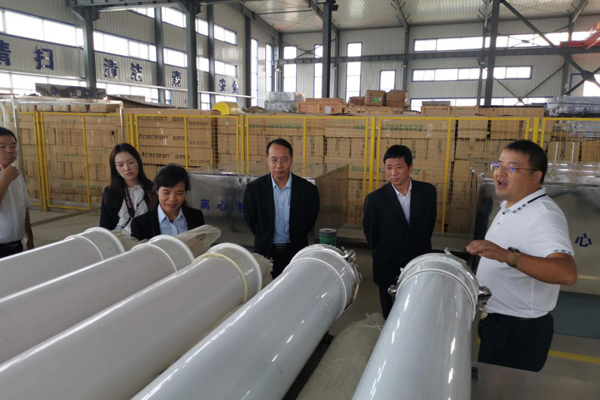 陜西航天建設集團有限公司總經(jīng)理、黨委副書記謝明娟率隊赴遼寧一諾環(huán)保產(chǎn)業(yè)集團開展考察調(diào)研工作 陜西航天建設集團有限公司總經(jīng)理、黨委副書記謝明娟率隊赴遼寧一諾環(huán)保產(chǎn)業(yè)集團開展考察調(diào)研工作